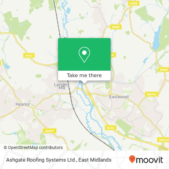 Ashgate Roofing Systems Ltd. map