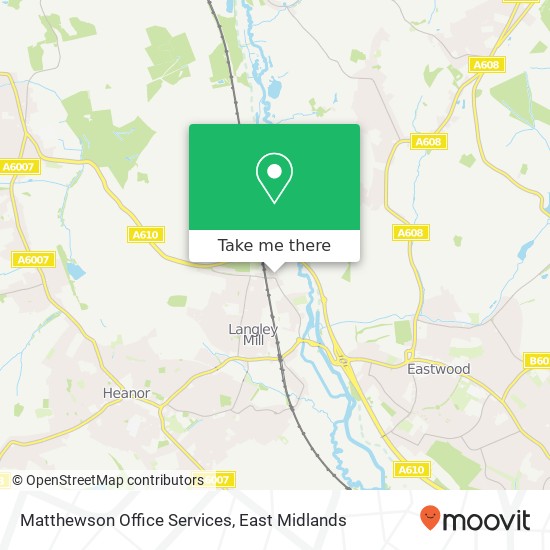Matthewson Office Services map