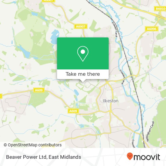 Beaver Power Ltd map