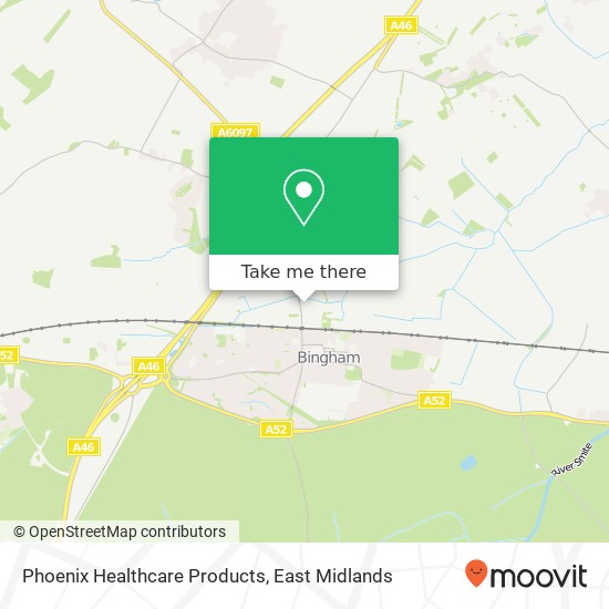 Phoenix Healthcare Products map