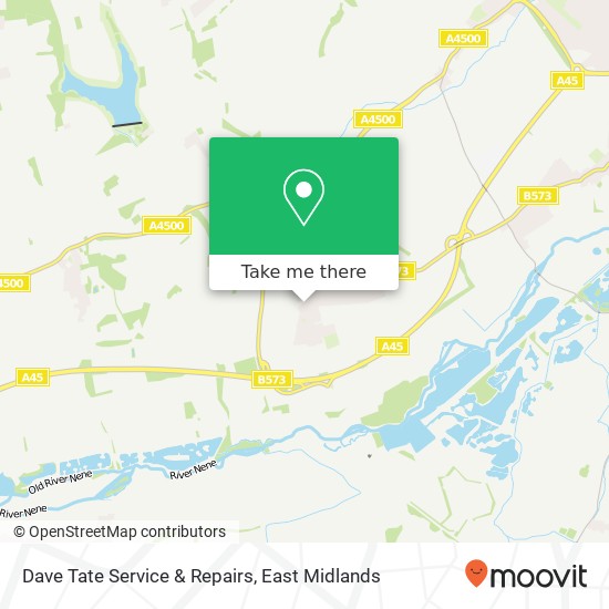 Dave Tate Service & Repairs map