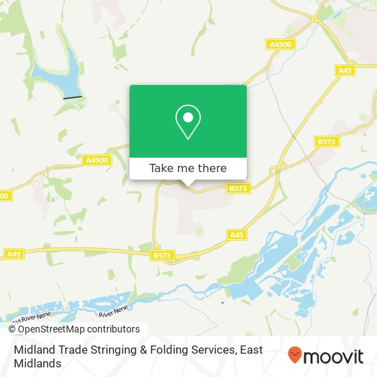 Midland Trade Stringing & Folding Services map
