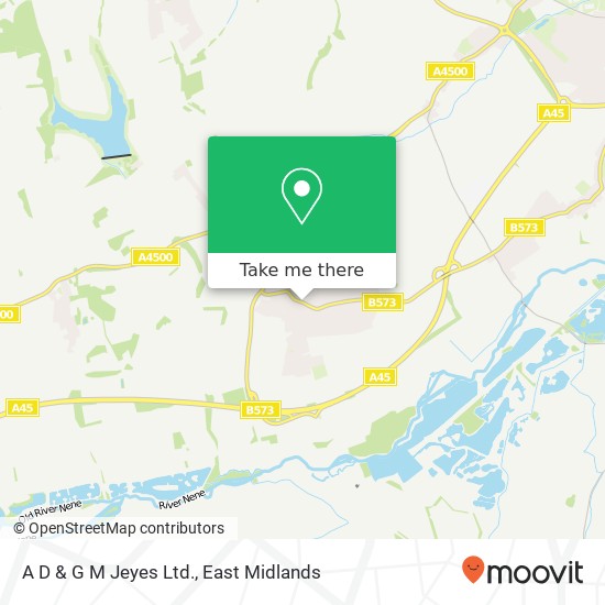 A D & G M Jeyes Ltd. map