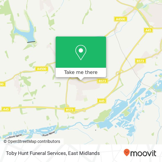 Toby Hunt Funeral Services map