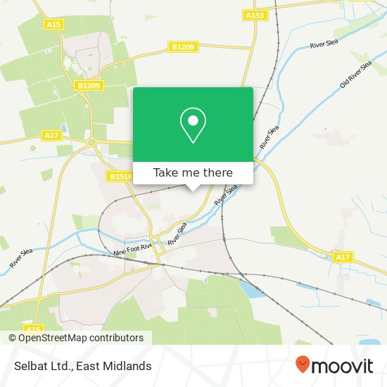 Selbat Ltd. map