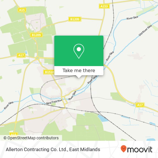 Allerton Contracting Co. Ltd. map