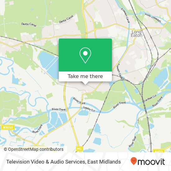 Television Video & Audio Services map