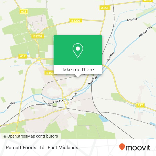 Parnutt Foods Ltd. map
