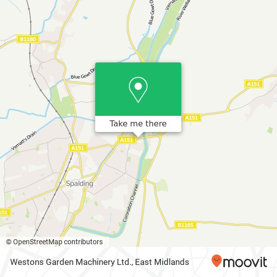 Westons Garden Machinery Ltd. map