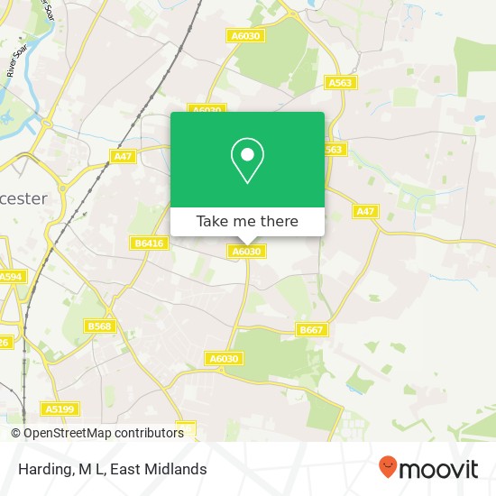 Harding, M L map