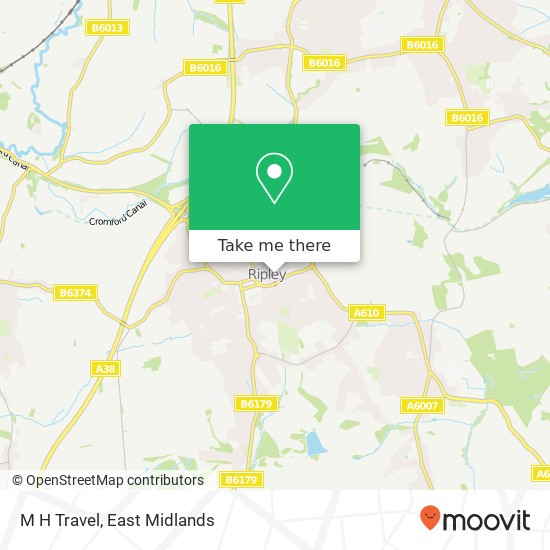 M H Travel map