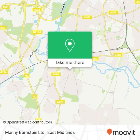 Manny Bernstein Ltd. map