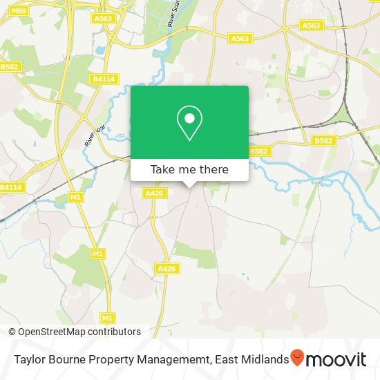 Taylor Bourne Property Managememt map