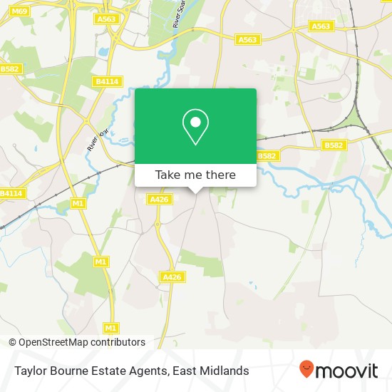 Taylor Bourne Estate Agents map
