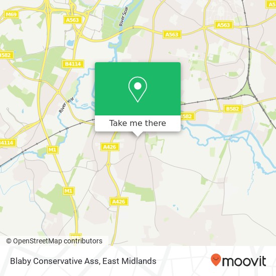 Blaby Conservative Ass map