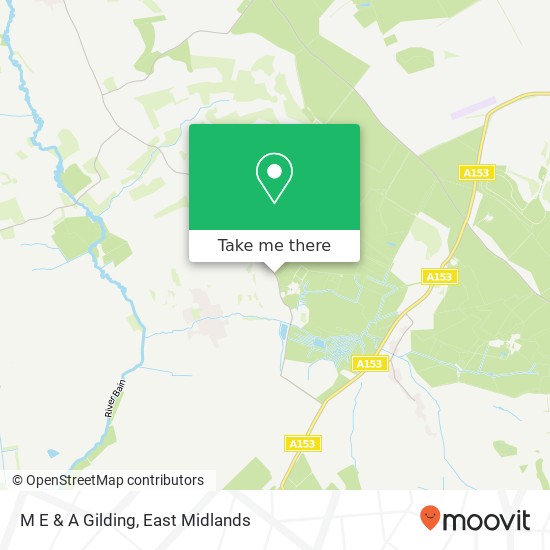 M E & A Gilding map