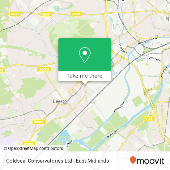 Coldseal Conservatories Ltd. map