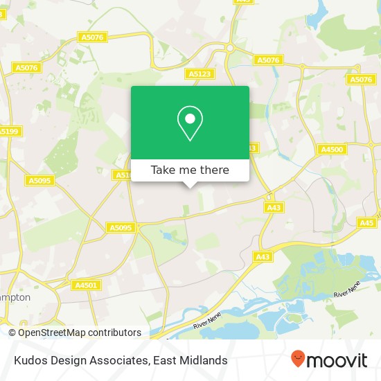Kudos Design Associates map