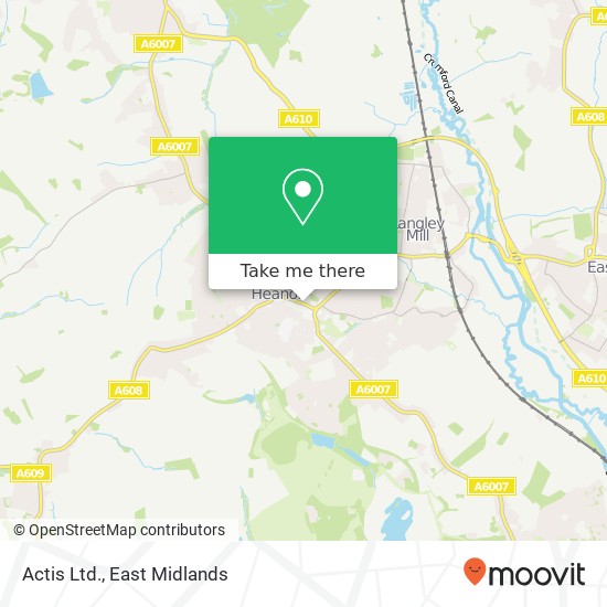 Actis Ltd. map