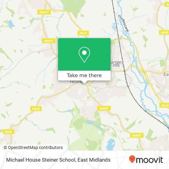 Michael House Steiner School map