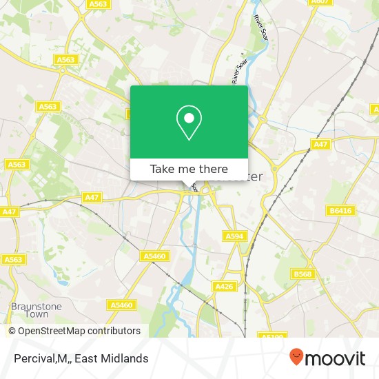 Percival,M, map