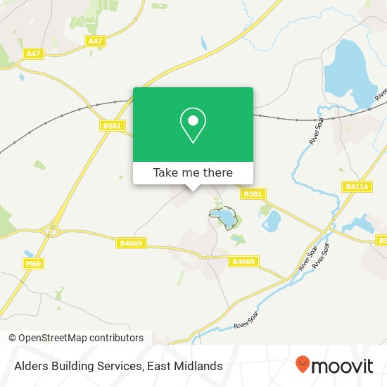 Alders Building Services map