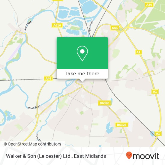 Walker & Son (Leicester) Ltd. map