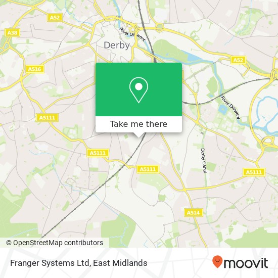 Franger Systems Ltd map