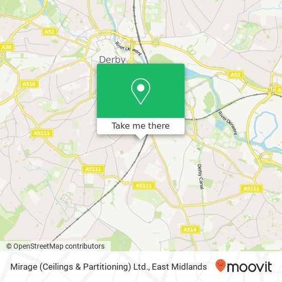 Mirage (Ceilings & Partitioning) Ltd. map