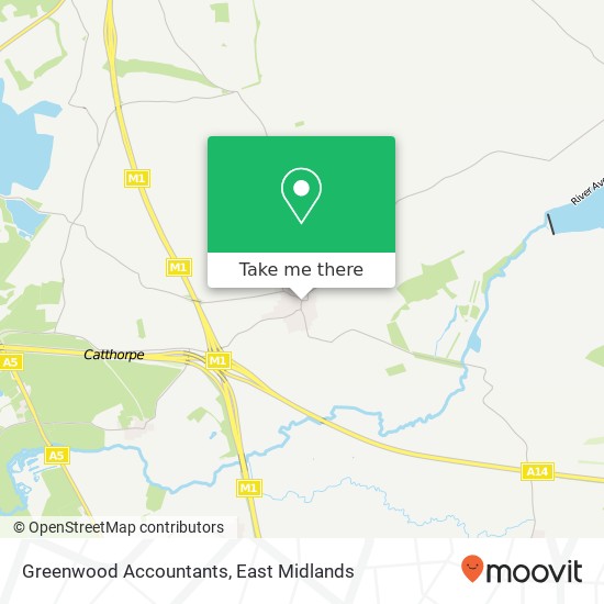 Greenwood Accountants map