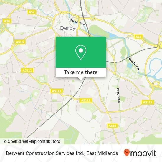 Derwent Construction Services Ltd. map