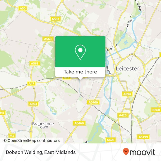 Dobson Welding map