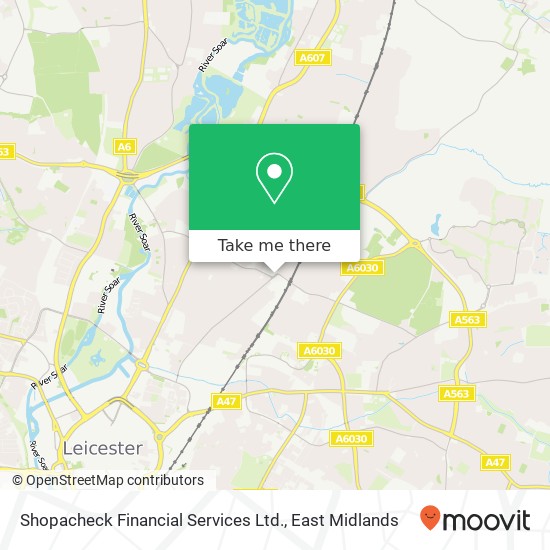 Shopacheck Financial Services Ltd. map