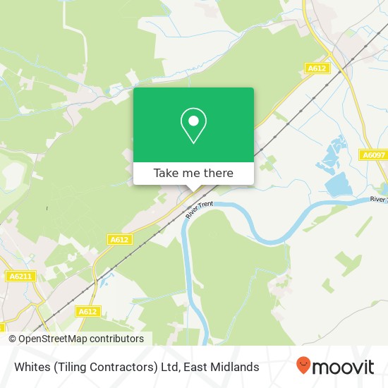 Whites (Tiling Contractors) Ltd map