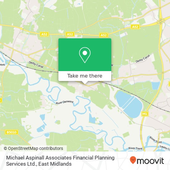Michael Aspinall Associates Financial Planning Services Ltd. map