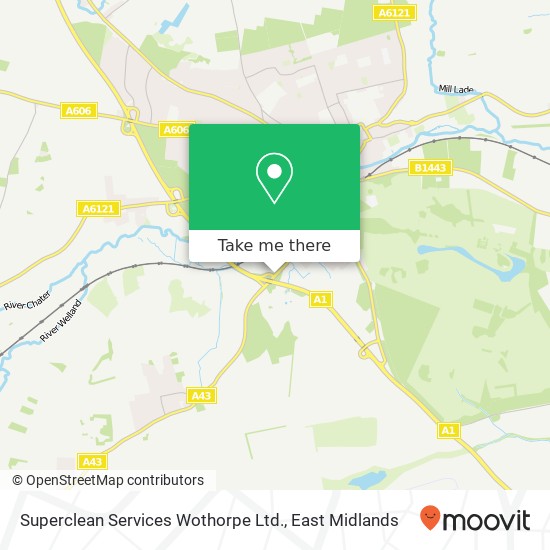 Superclean Services Wothorpe Ltd. map