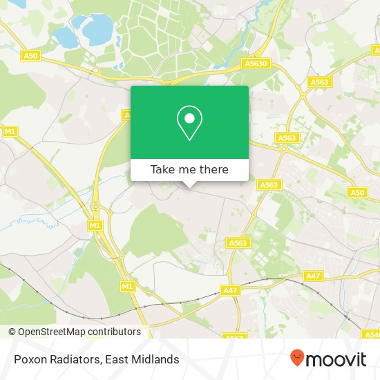 Poxon Radiators map