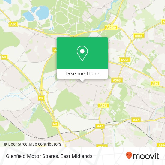 Glenfield Motor Spares map