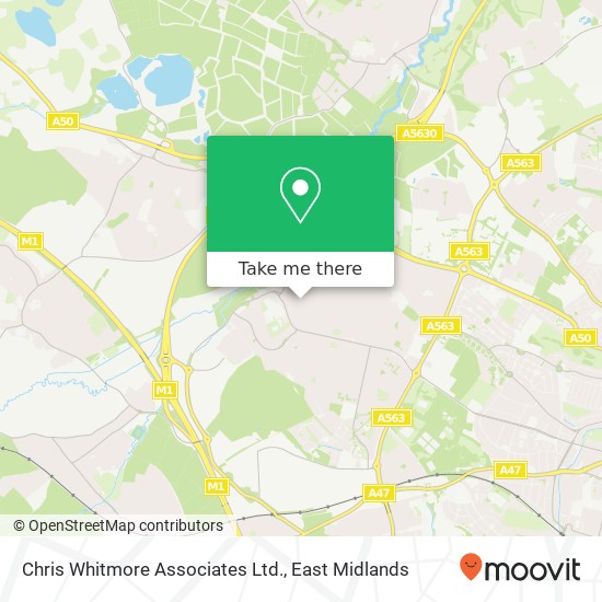 Chris Whitmore Associates Ltd. map