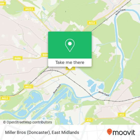Miller Bros (Doncaster) map