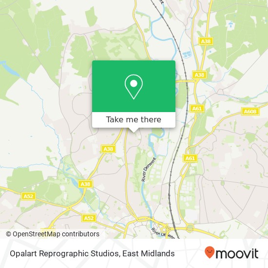 Opalart Reprographic Studios map