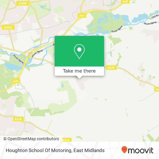 Houghton School Of Motoring map