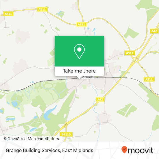 Grange Building Services map