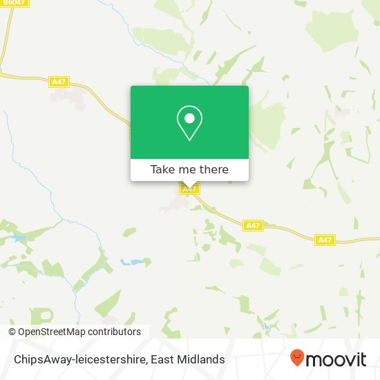 ChipsAway-leicestershire map