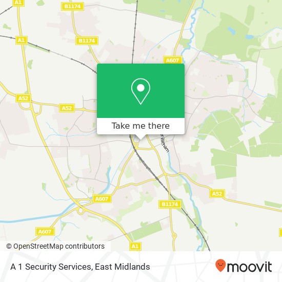 A 1 Security Services map