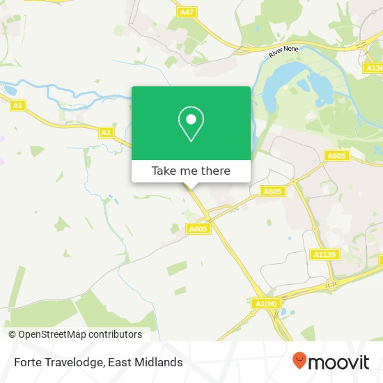 Forte Travelodge map
