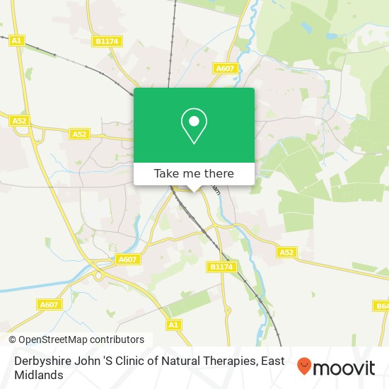 Derbyshire John 'S Clinic of Natural Therapies map