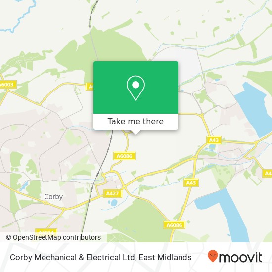 Corby Mechanical  &  Electrical Ltd map