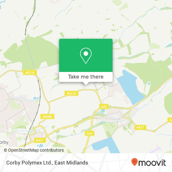 Corby Polymex Ltd. map