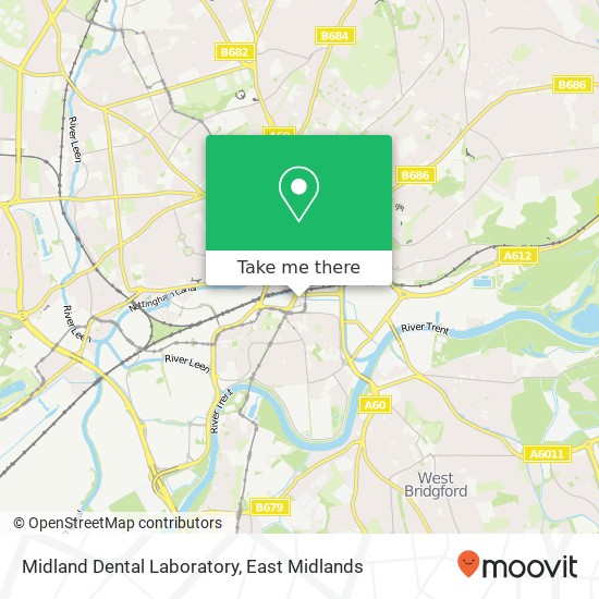 Midland Dental Laboratory map